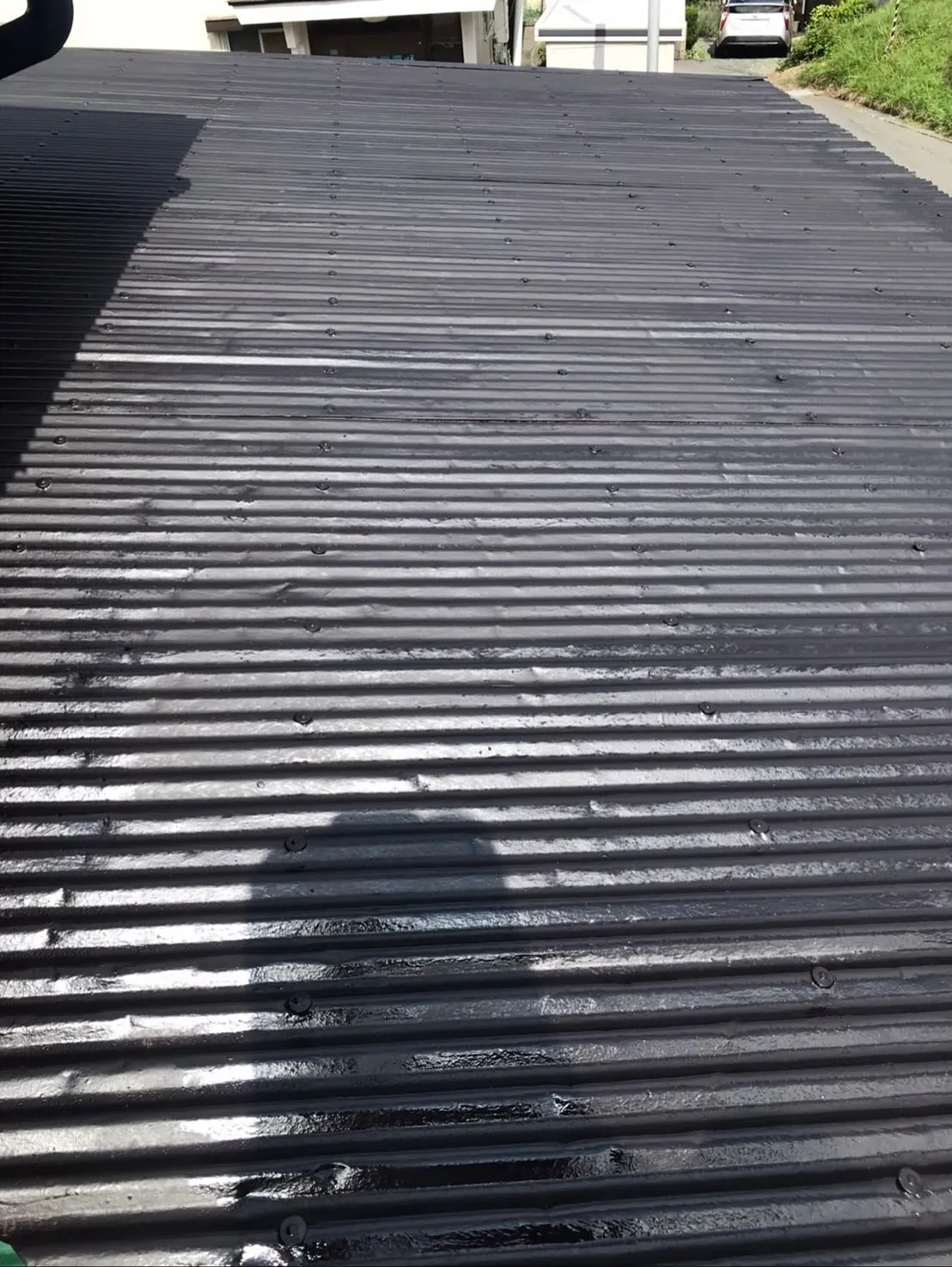 小屋の屋根の錆もお任せあれ〜〜🎃🎃