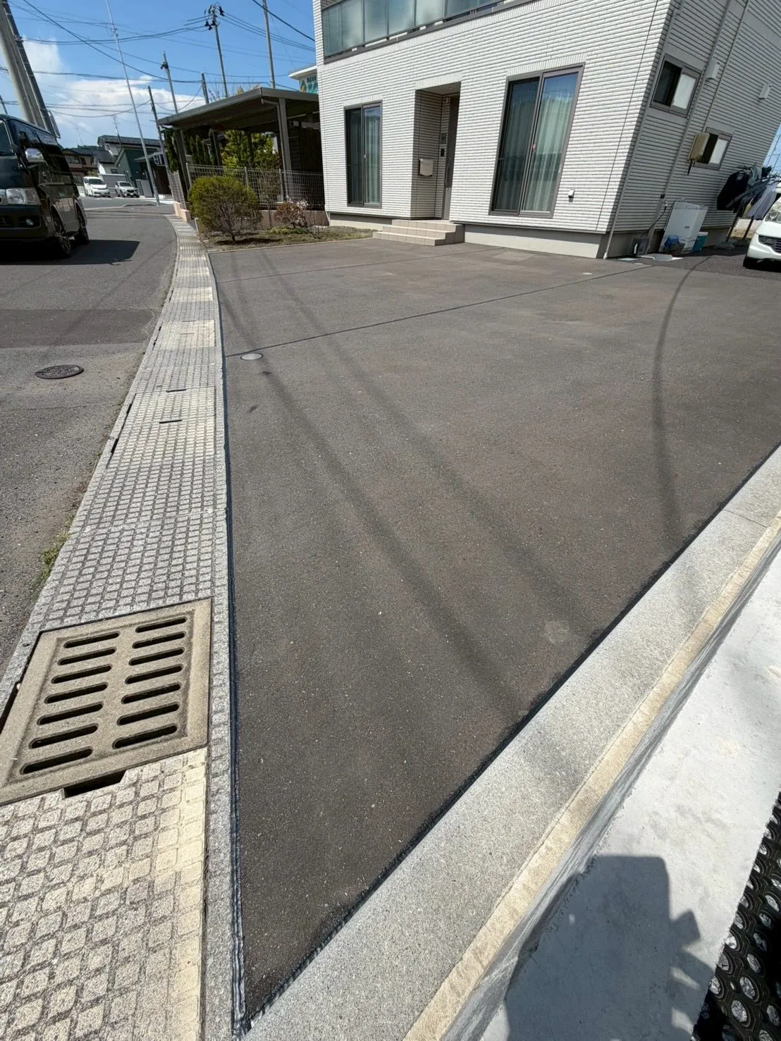 土間のクラック補修しました🤗